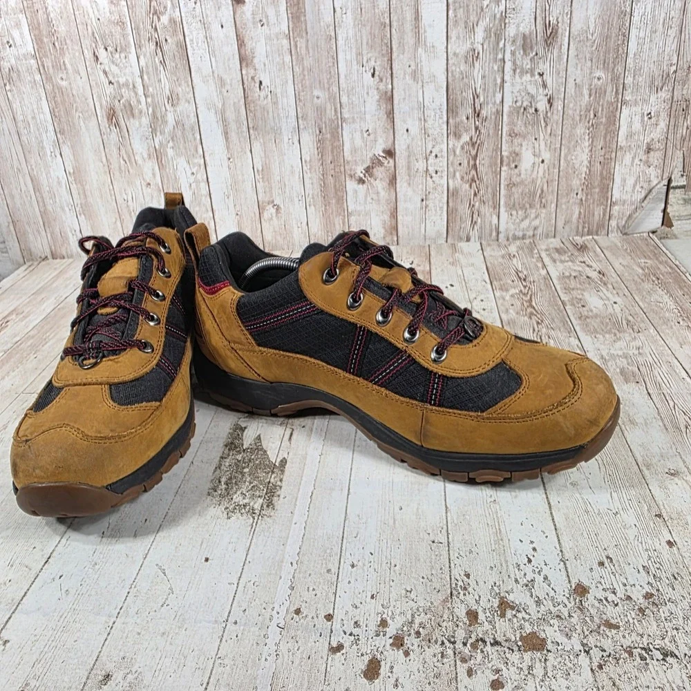 LL Bean Tek 2.5 Waterproof Hiking Shoes Mens 11 Wide Tan Black Primaloft 296513